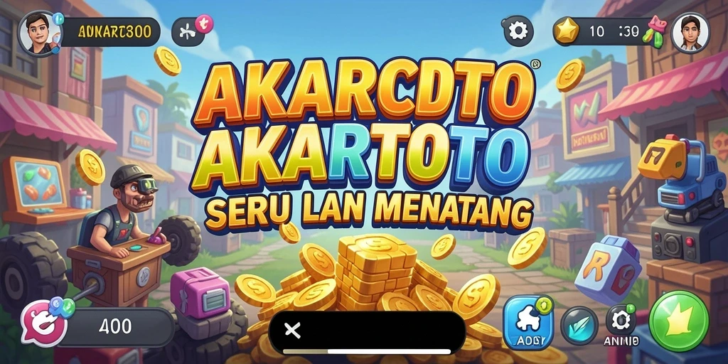 Gameplay AKARTOTO yang penuh aksi dan keseruan di setiap level.