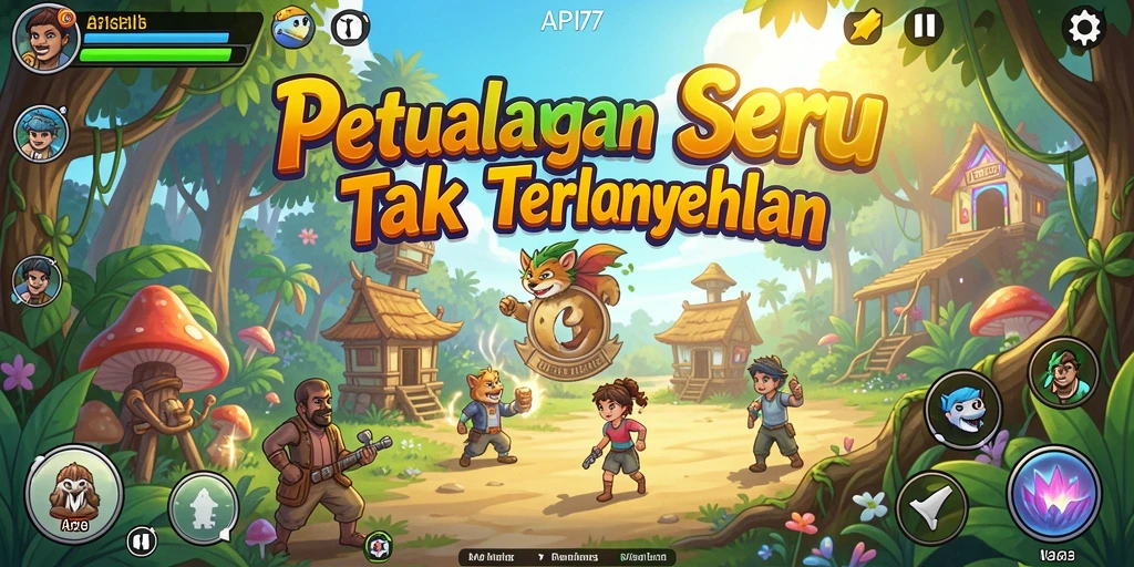 Tangkapan layar dari gameplay API77 yang menarik dan imersif.