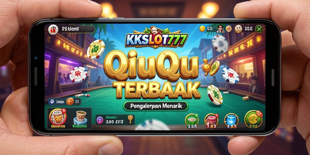 Tampilan gameplay seru dalam KKSLOT777 saat bermain QiuQiu.