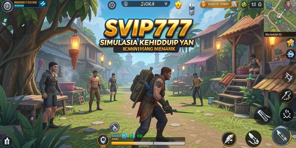 Tampilan screenshot utama SVIP777 menampilkan gameplay Simulation yang seru.