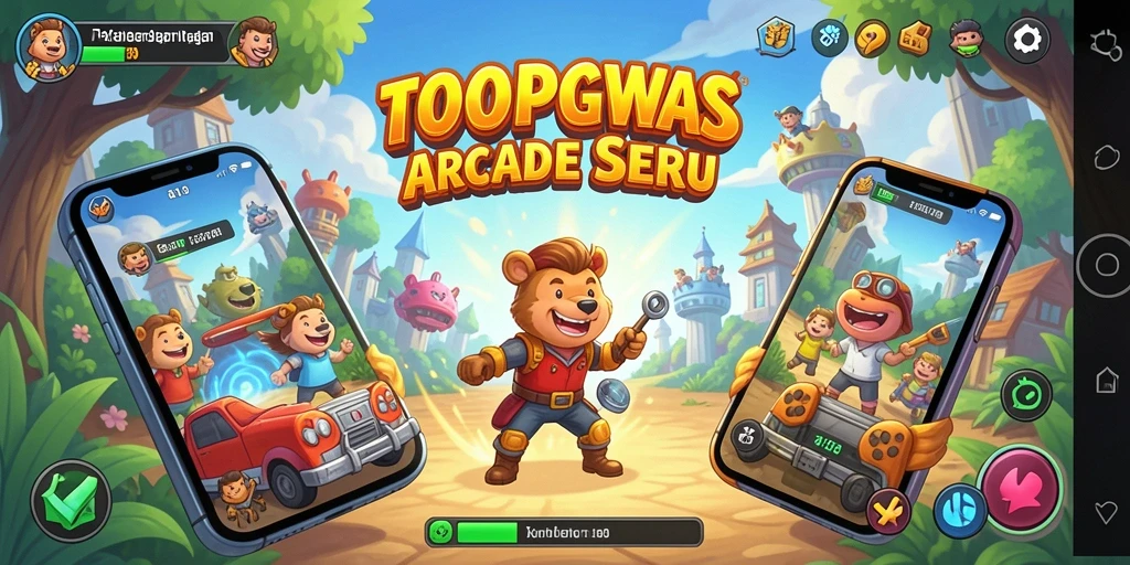 Tampilan gameplay TOOPGWS yang seru dan penuh aksi.