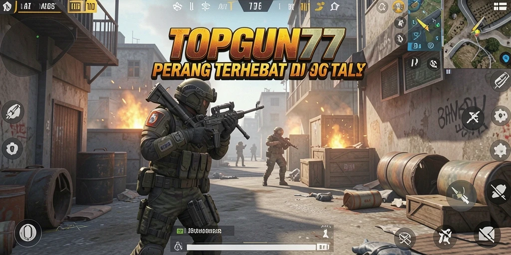Gameplay seru dalam pertempuran Battle Royale yang menegangkan.